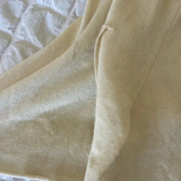 Michael Stars cream wool cashmere blend cardigan - Picture 7 of 8